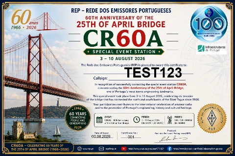 REP - 60th anniversary of the 25th of April Bridge