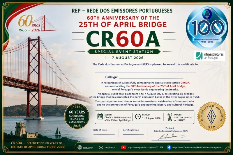 REP - 60th anniversary of the 25th of April Bridge