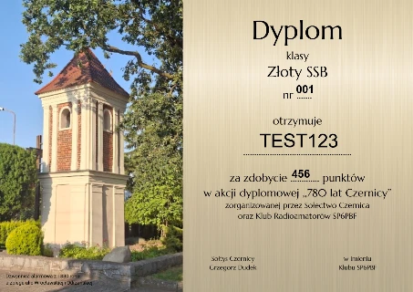 Złoty SSB (SWL)